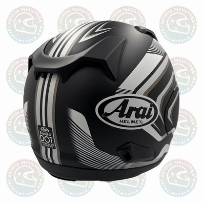 Arai Signet-X Shockwave Black Frost Motorcycle Helmet - TheHelmetHub