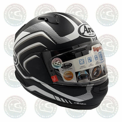 Arai Signet-X Shockwave Black Frost Motorcycle Helmet - TheHelmetHub
