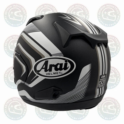 Arai Signet-X Shockwave Black Frost Motorcycle Helmet - TheHelmetHub
