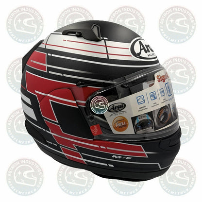 Arai Signet-X Striker Black Frost Motorcycle Helmet - TheHelmetHub
