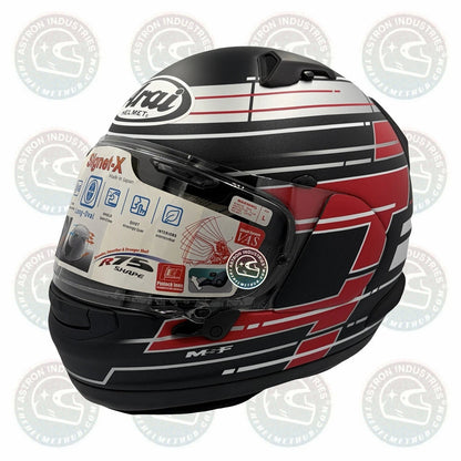 Arai Signet-X Striker Black Frost Motorcycle Helmet - TheHelmetHub