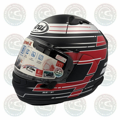 Arai Signet-X Striker Black Frost Motorcycle Helmet - TheHelmetHub