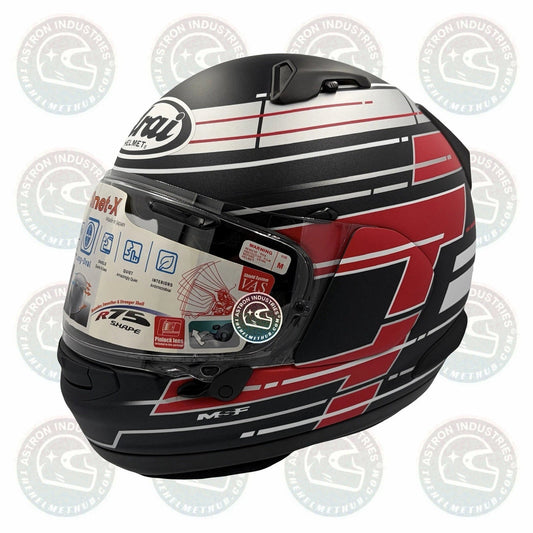 Arai Signet-X Striker Black Frost Motorcycle Helmet - TheHelmetHub