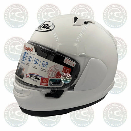 Arai Signet-X White Motorcycle Helmet - TheHelmetHub