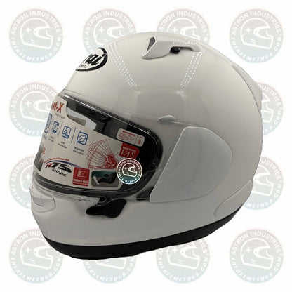 Arai Signet-X White Motorcycle Helmet - TheHelmetHub