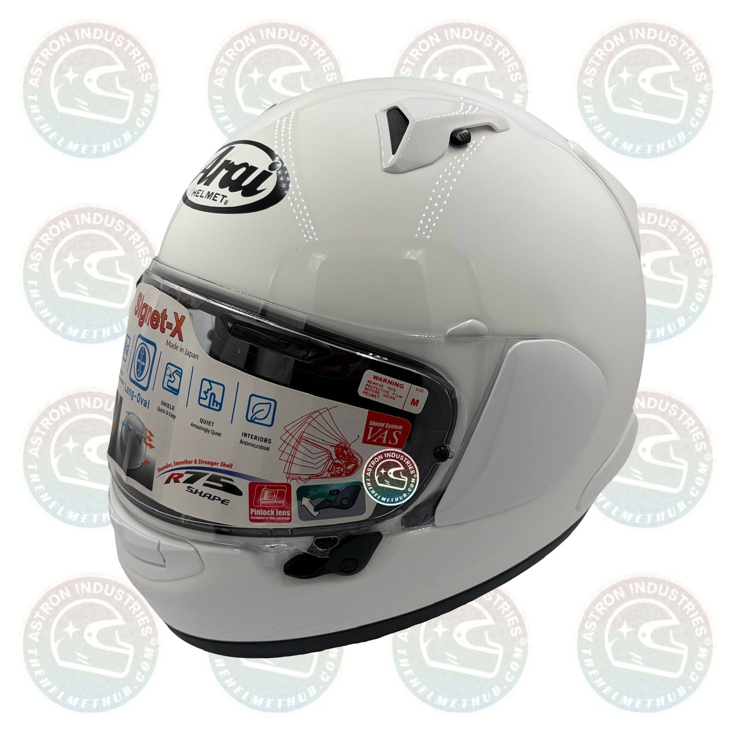Arai Signet - X White Motorcycle Helmet - TheHelmetHub