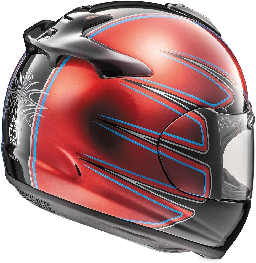 Arai Vector-2 El Camino Red Motorcycle Helmet - TheHelmetHub