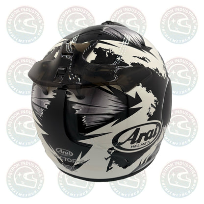 Arai Vector - 2 Marker Black Motorcycle Helmet - TheHelmetHub