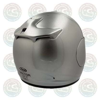 Arai Vector Aluminum Silver Motorcycle Helmet - TheHelmetHub