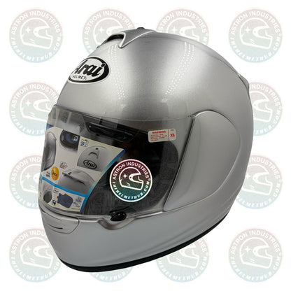 Arai Vector Aluminum Silver Motorcycle Helmet - TheHelmetHub