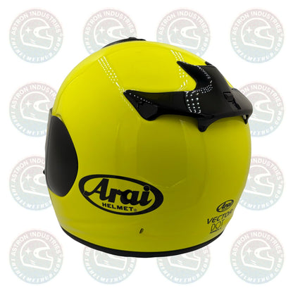 Arai Vector Flour Yellow Motorcycle Helmet - TheHelmetHub