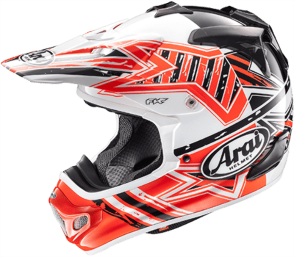 Arai VX-Pro4 Shooting Star Red Motorcycle Helmet - TheHelmetHub