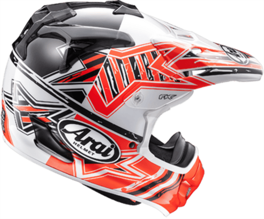 Arai VX-Pro4 Shooting Star Red Motorcycle Helmet - TheHelmetHub