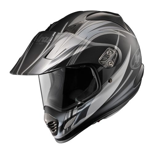 Arai XD-3 Contrast Black Frost Motorcycle Helmet - TheHelmetHub