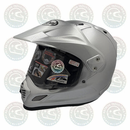 Arai XD-4 Aluminum Silver Motorcycle Helmet - TheHelmetHub