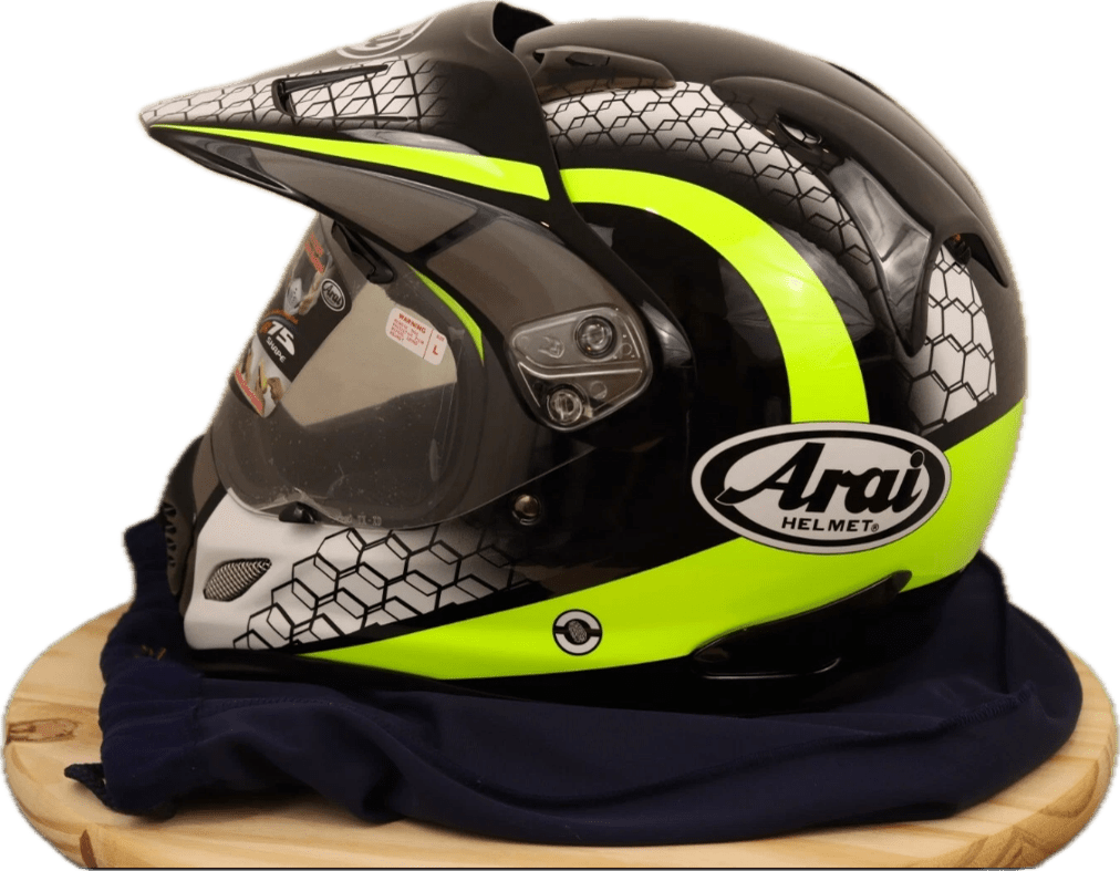 Arai XD - 4 Mesh Yellow Motorcycle Helmet - TheHelmetHub