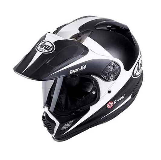 Arai XD - 4 Route White Motorcycle Helmet - TheHelmetHub