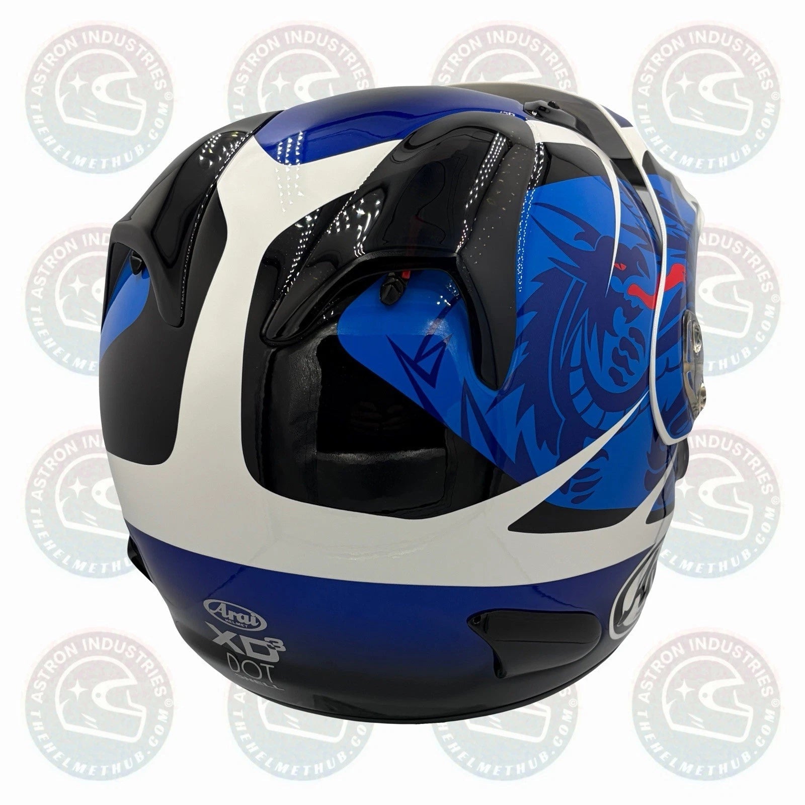 Arai XD3 Bosch Blue Motorcycle Helmet - TheHelmetHub