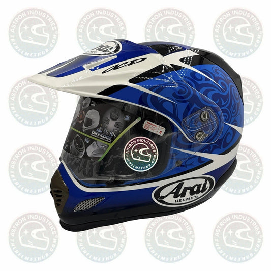 Arai XD3 Bosch Blue Motorcycle Helmet - TheHelmetHub