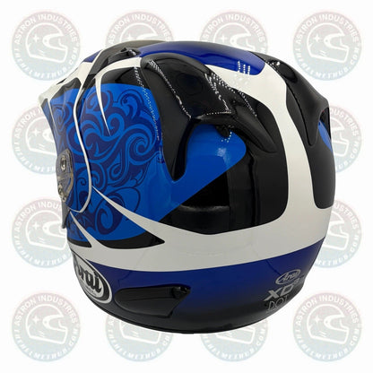 Arai XD3 Bosch Blue Motorcycle Helmet - TheHelmetHub