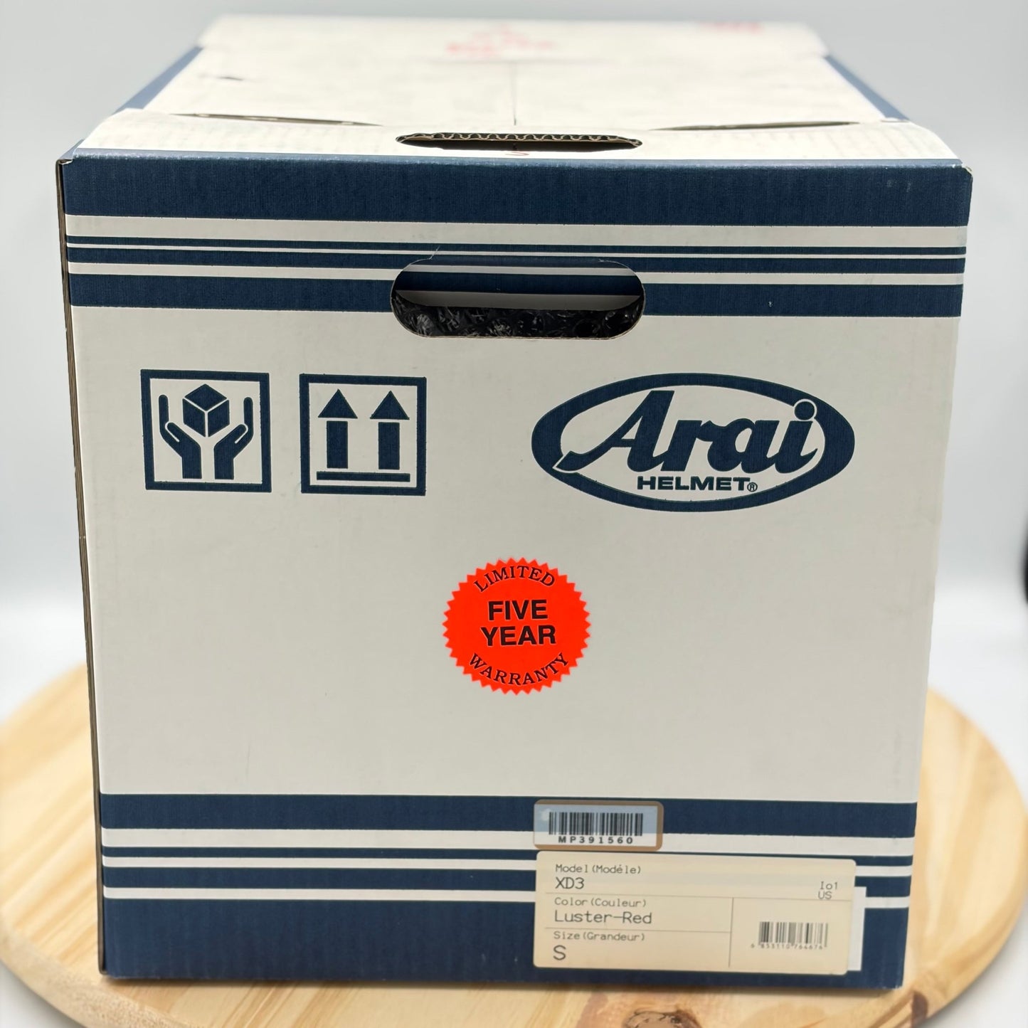 Arai XD3 Luster - Red Small - TheHelmetHub