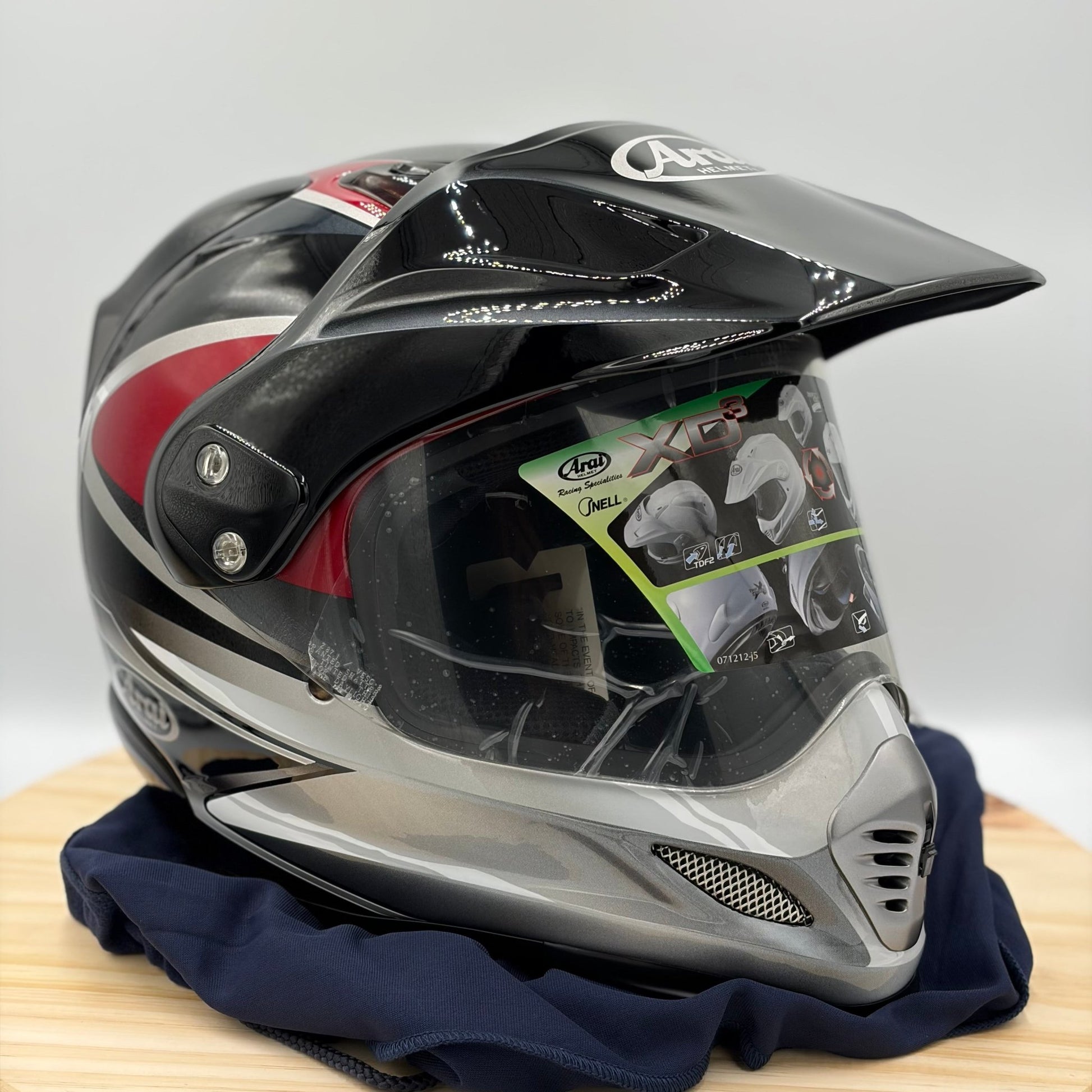 Arai XD3 Luster - Red Small - TheHelmetHub