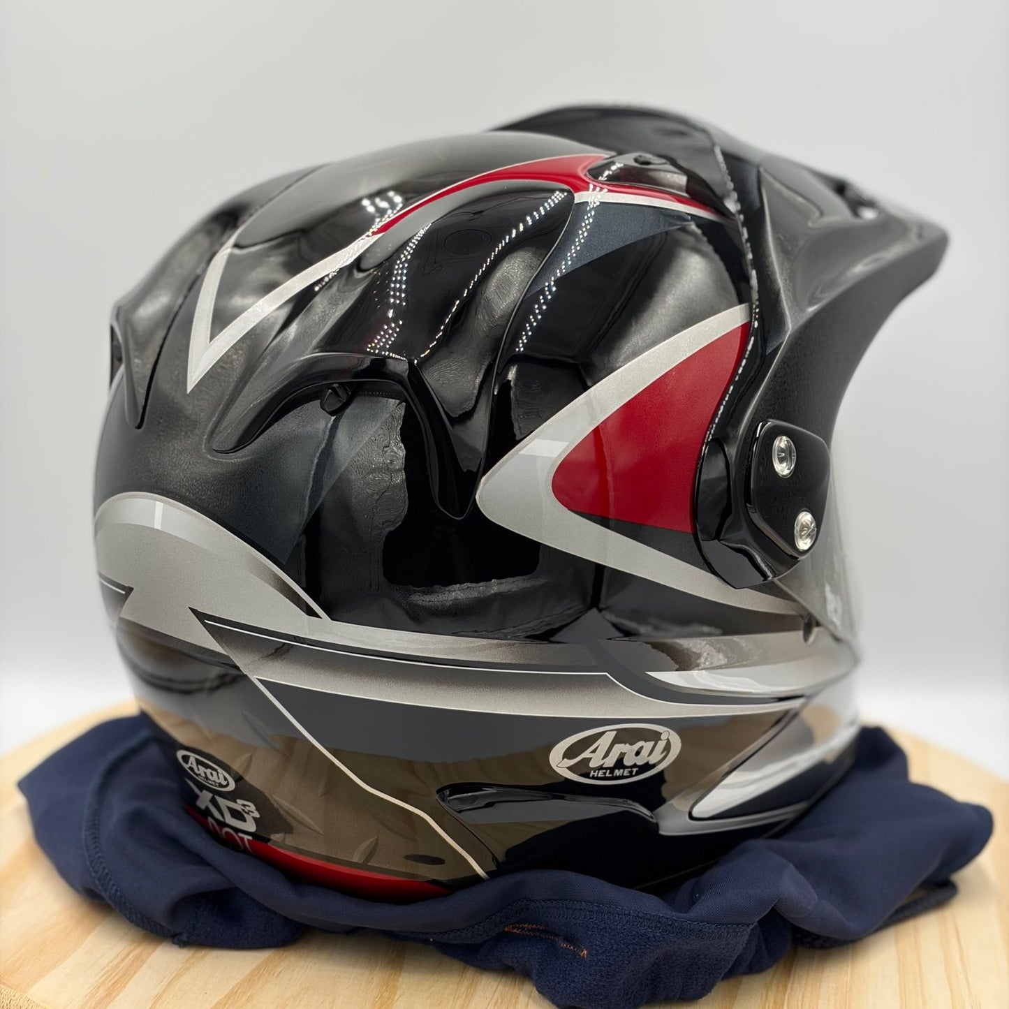 Arai XD3 Luster - Red Small - TheHelmetHub