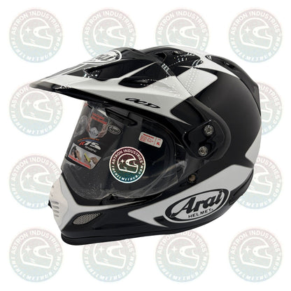 Arai XD4 Explore Black/White Motorcycle Helmet - TheHelmetHub