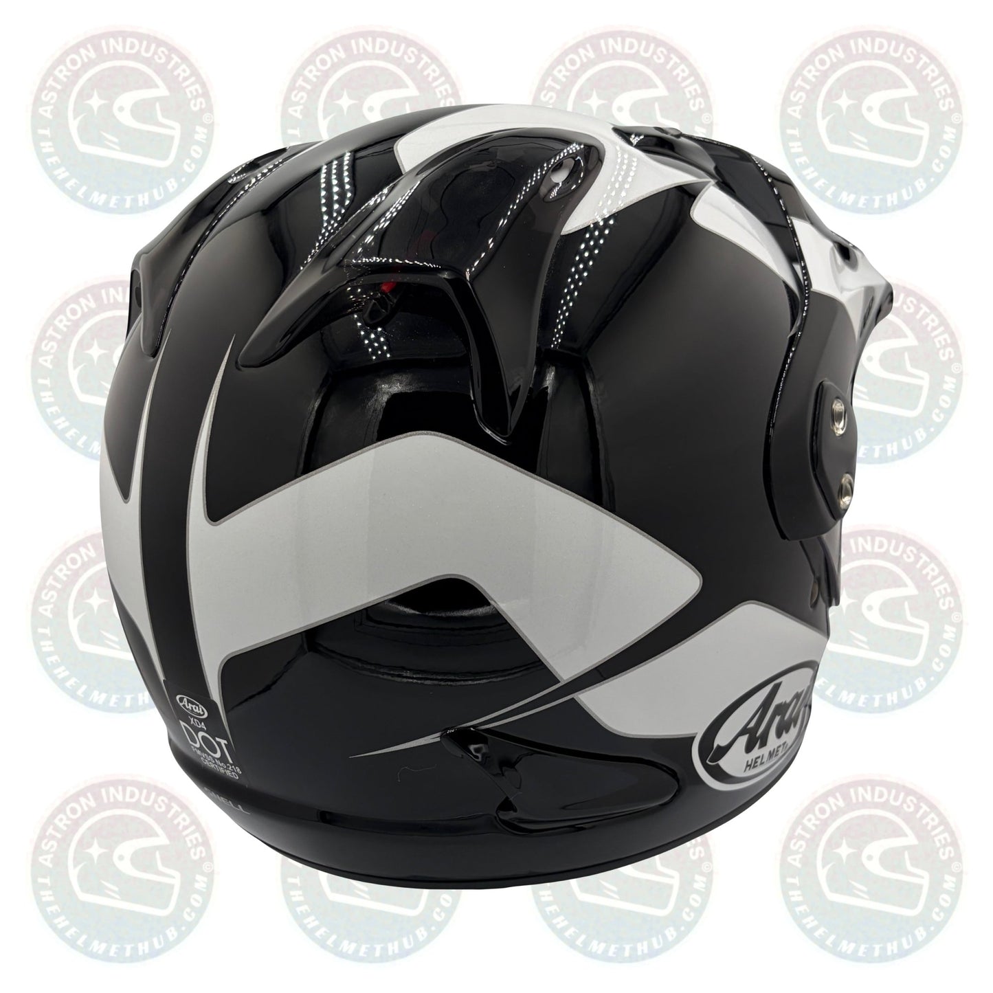 Arai XD4 Explore Black/White Motorcycle Helmet - TheHelmetHub