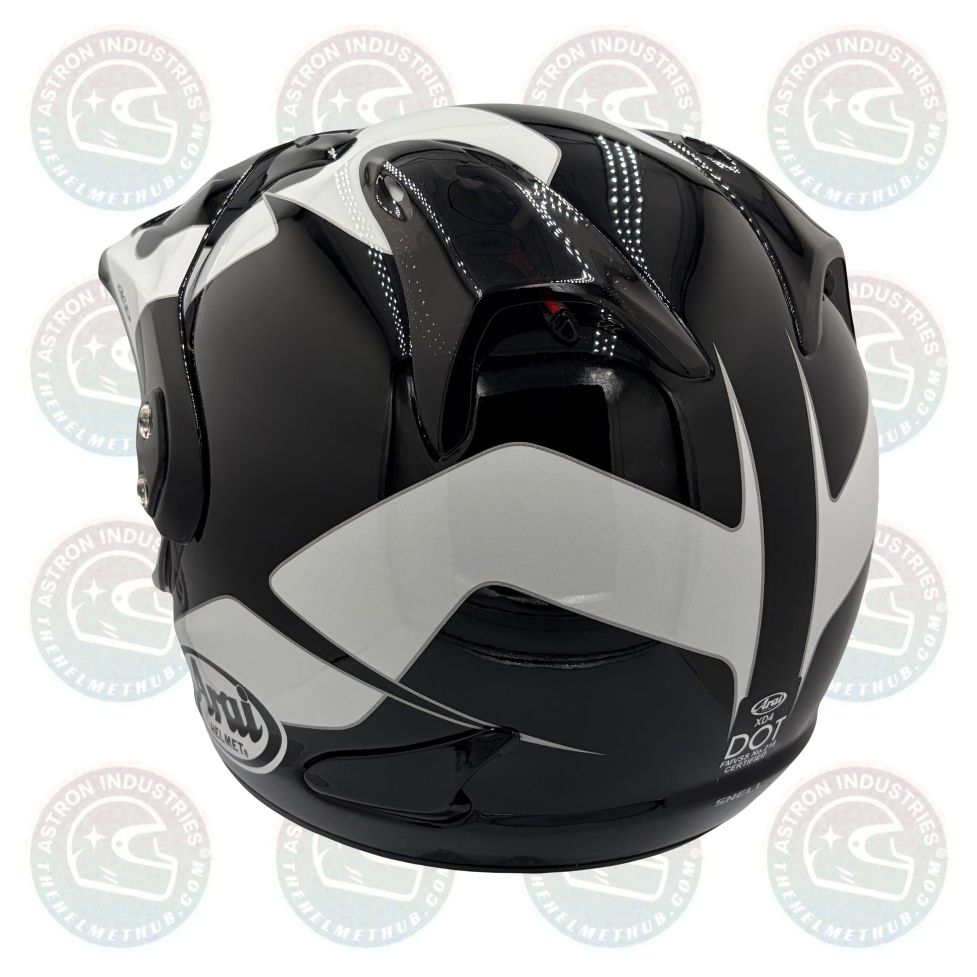 Arai XD4 Explore Black/White Motorcycle Helmet - TheHelmetHub