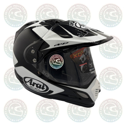 Arai XD4 Explore Black/White Motorcycle Helmet - TheHelmetHub