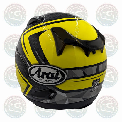 Arai Signet-X Dyno Fluorescent Yellow Motorcycle Helmet