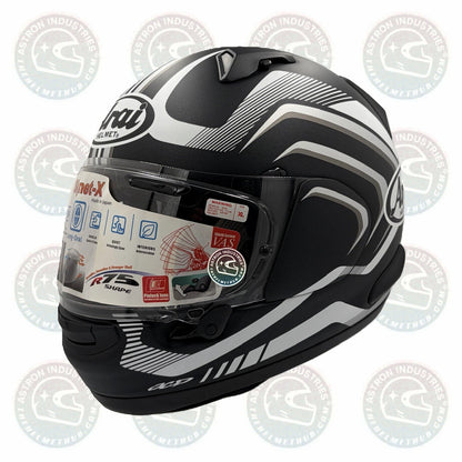 Arai Signet-X Shockwave Black Frost Motorcycle Helmet