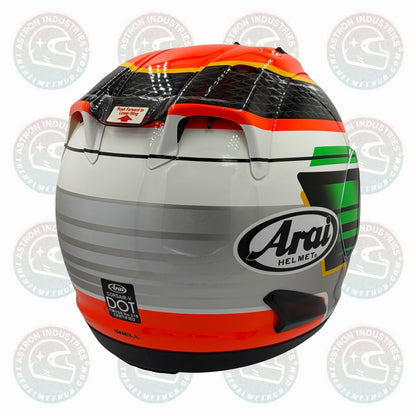 Arai Corsair-V Rabat motorcycle helmet, rear