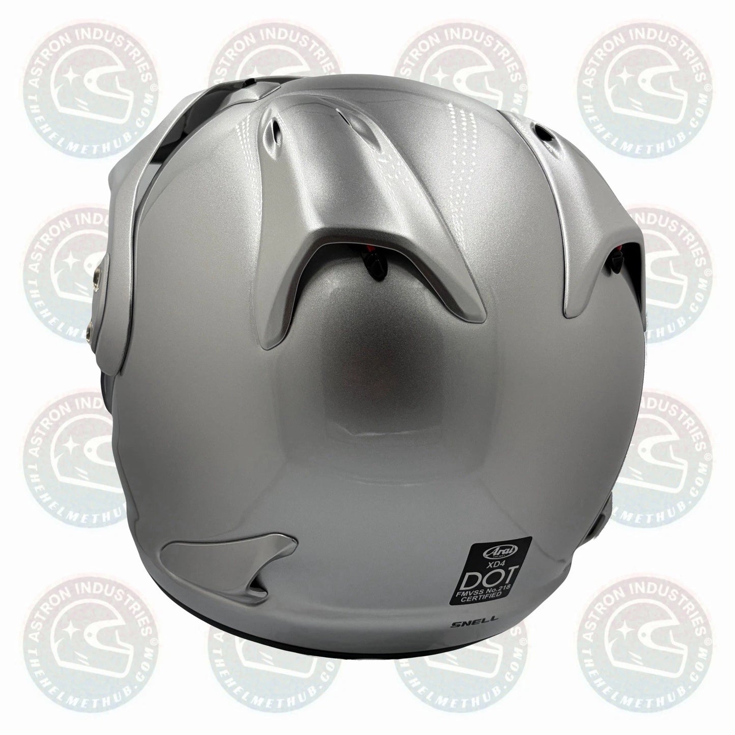 Arai XD-4 Aluminum Silver Motorcycle Helmet